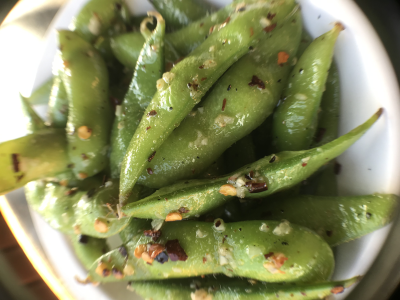 Spicy Garlic Edamame Image