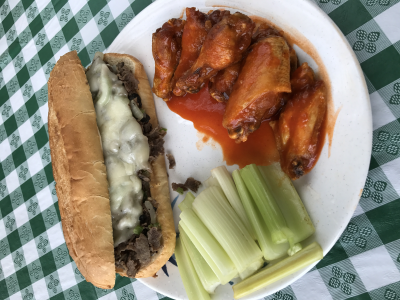 5 Wings, Any Sub & Drink Image