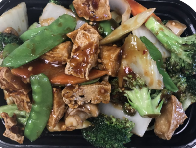 Vegetable Delight with Garlic Sauce (Tofu) Image