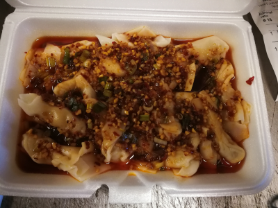 A13. Red Oil Pork Wonton (12 Pcs) Image
