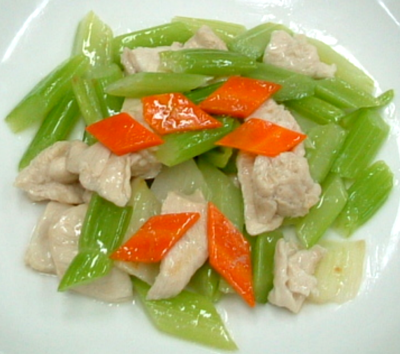 Stir-Fried Celery & Chicken 西洋芹蒜炒雞片 Image