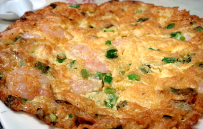 Asian Omelette with Shrimp 蝦仁烘蛋 Image