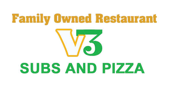 V3 Pizza and Subs logo