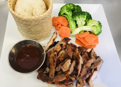 44. BBQ Pork with Sticky Rice Image
