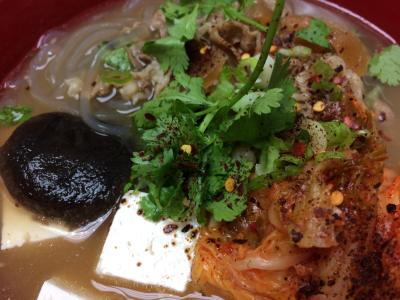 Kimchi Glass Noodle Soup Image