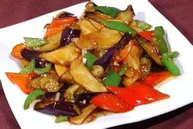 Potato, Green Pepper, & Eggplant 地三鲜 Image