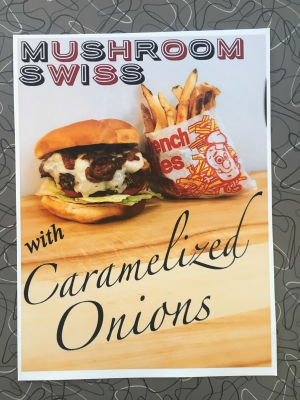 Mushroom Swiss Burger Image