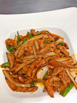37. Shredded Pork with Hot Pepper 小椒肉丝 Image