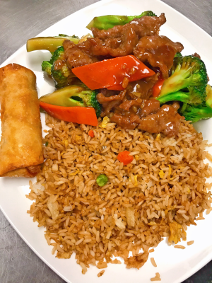 115. Broccoli with Beef 芥兰牛 Image
