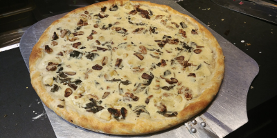 Vegan Royal Nutty Greek Pizza Image