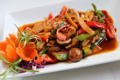 Spicy Bamboo Stir-fry. ^ Image