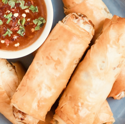 A3. Veggie Crispy Spring Rolls (4) Image