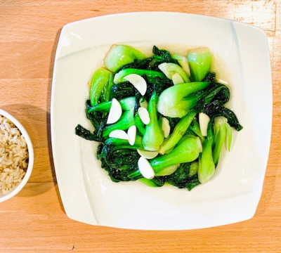 H12. Sautéed Shanghai Greens with Garlic Image