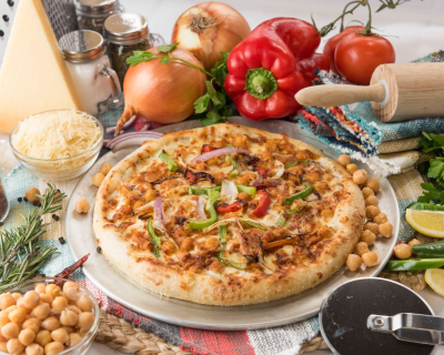 Cholay Pizza Image