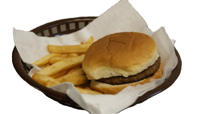 C. Hamburger & French Fries Image