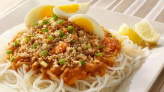 Pancit Palabok (Thick Rice Noodles) Image