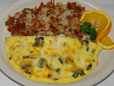Mushroom Omelette Image