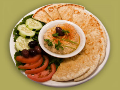 Hummus & Pita Image
