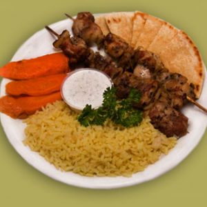 Chicken Souvlaki Platter Image