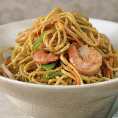 LM6. Shrimp Lo Mein 蝦撈面 Image