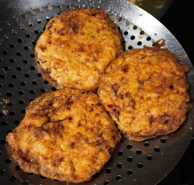 EFY5. Shrimp Egg Foo Young 蝦蓉蛋 Image