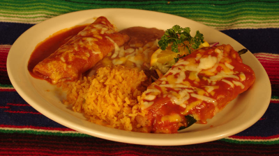 3. Chile Relleno and Cheese Enchilada Image