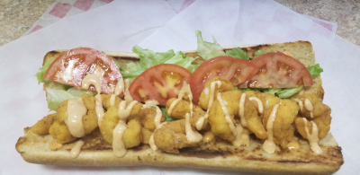12" Shrimp Po'boy Combo Image