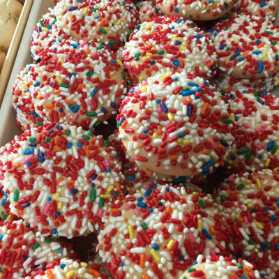 Gluten-Free Italian Butter Cookies Sprinkles GF. Image