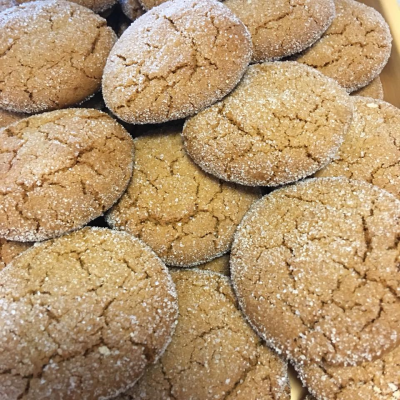 Ginger Molasses Snaps GF. Image
