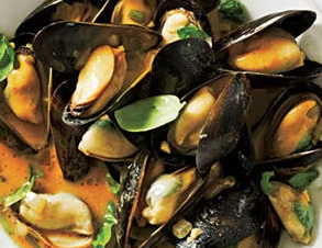 Curried Mussels Image