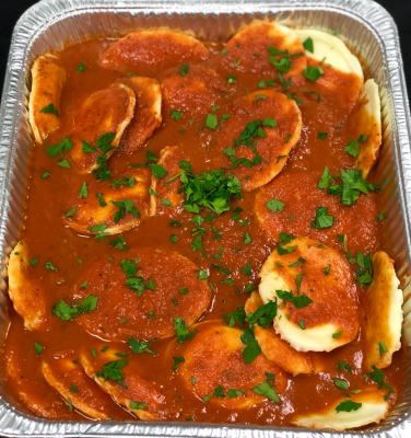 Ravioli Marinara ( half tray 8-10 people) Image