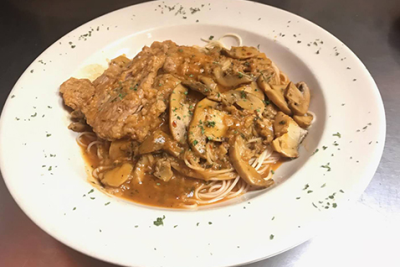 Veal Marsala ( half tray 8-10 people) Image