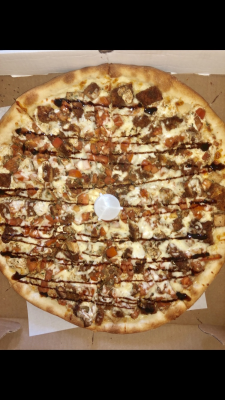 Balsamic Chicken & Tomato Pizza Image